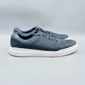 Cole Haan Shoes Mens 11 Blue Nubuck Grandseries Low Top Sneakers Casual Lace Up